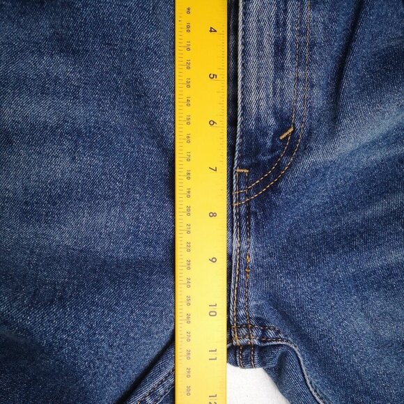 Levi's 512 Men's Size 32 Waist Medium Wash Slim Fit Blue Jeans - Picture 12 of 13